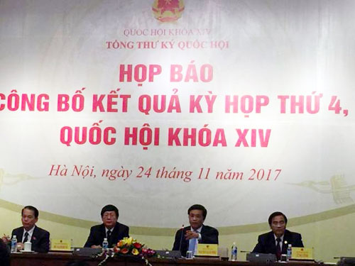 Kỳ họp thứ 4, Quốc hội khóa XIV đã hoàn thành nội dung chương trình đề ra