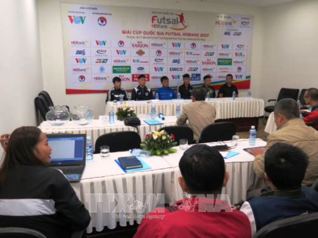 Cúp quốc gia Futsal HDBank 2017 diễn ra tại Đà Nẵng từ ngày 26 11 đến 3 12 2017