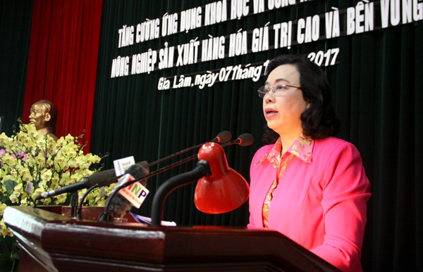 Hà Nội phấn đấu trở thành địa phương phát triển KH CN hàng đầu cả nước trong lĩnh vực nông nghiệp
