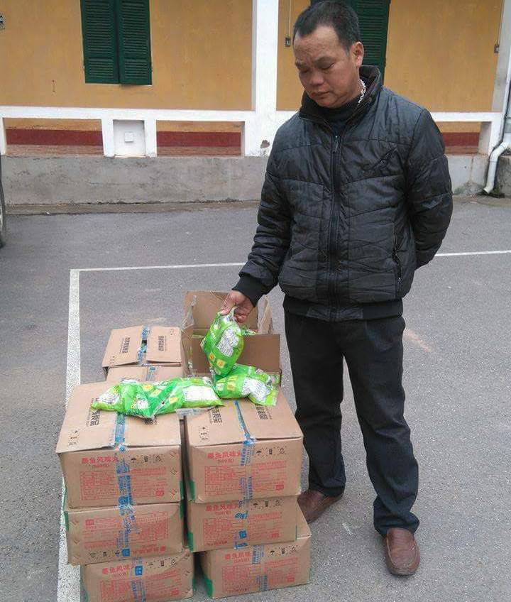 Quảng Ninh Bắt giữ, tiêu hủy lô chả mực không rõ nguồn gốc vận chuyển trái phép
