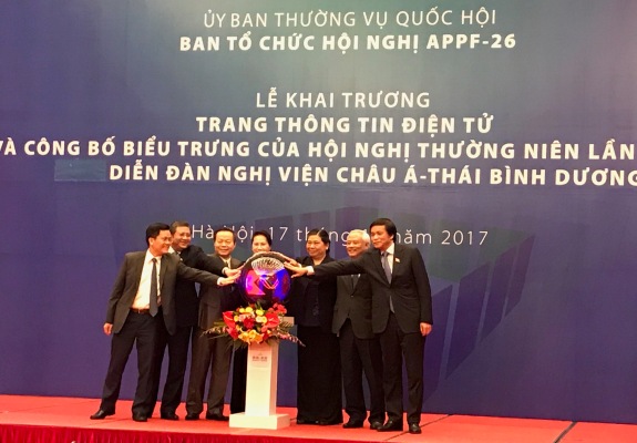 Khai trương Trang thông tin điện tử và công bố biểu trưng Hội nghị APPF - 26