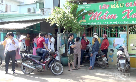 Khởi tố vụ án, bắt tạm giam chủ cơ sở mầm non tư thục Mầm Xanh