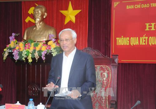 Ban Chỉ đạo Trung ương về phòng, chống tham nhũng làm việc tại Bắc Kạn