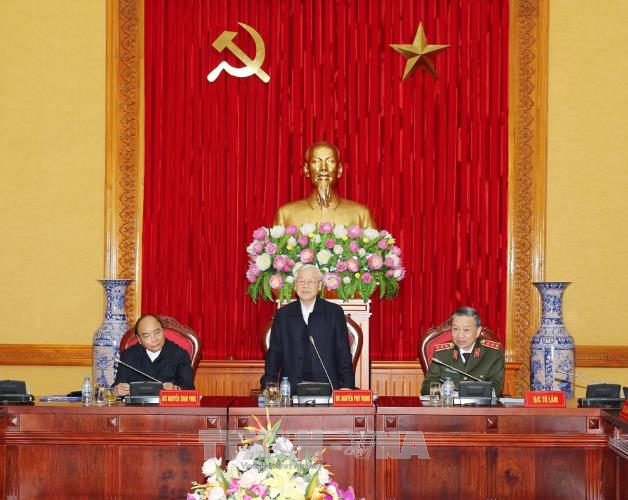 Phiên họp thường kỳ Ban Thường vụ Đảng ủy Công an Trung ương