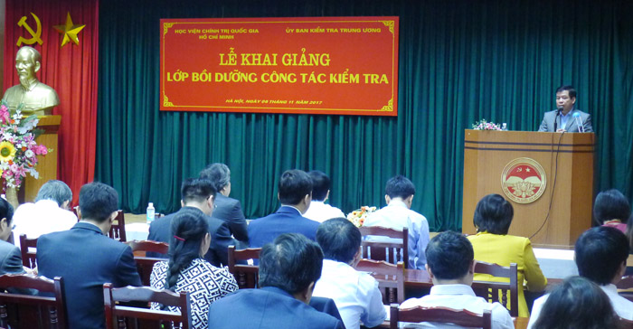 Khai giảng lớp bồi dưỡng công tác kiểm tra