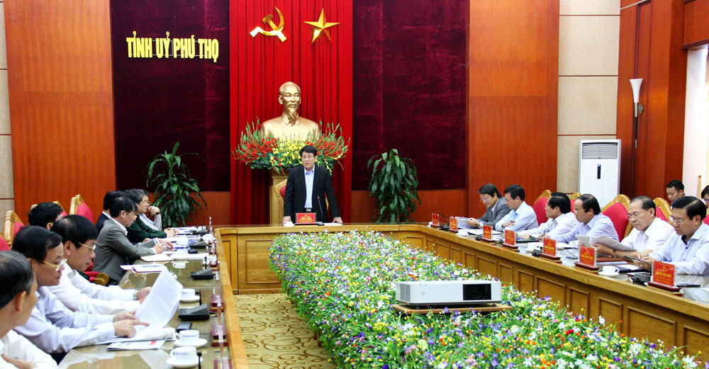Phú Thọ Tiếp tục đẩy mạnh thực hiện Nghị quyết Trung ương 4 khóa XII gắn với Chỉ thị 05