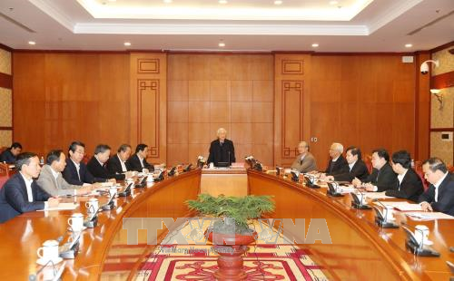 Tổng Bí thư Nguyễn Phú Trọng chủ trì họp Thường trực Ban Chỉ đạo Trung ương về phòng, chống tham nhũng