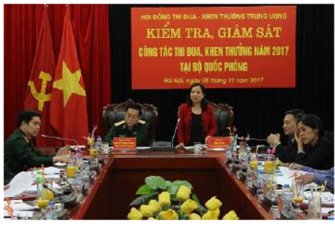 Kiểm tra, giám sát công tác thi đua - khen thưởng của Bộ Quốc phòng