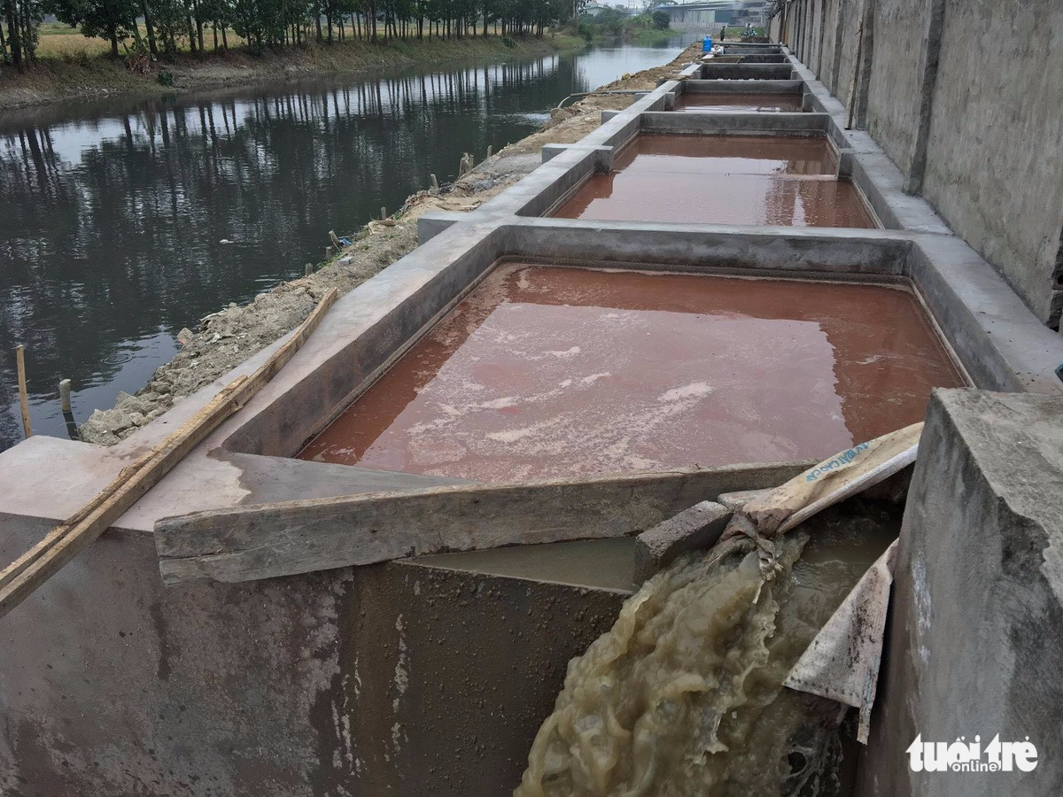 Làm rõ thông tin xả trộm nước thải ra kênh Bắc Hưng Hải