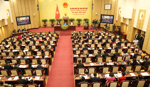 Kỳ họp thứ năm HĐND TP Hà Nội khóa XV Bàn và quyết định các nội dung quan trọng của năm 2018