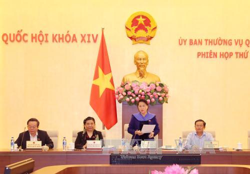 Thông cáo Phiên họp lần thứ 18, Ủy ban Thường vụ Quốc hội khóa XIV