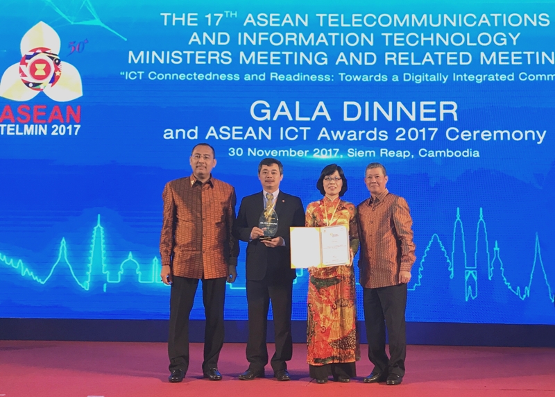 BIDV Payment đạt giải Bạc tại ASEAN ICT Awards 2017