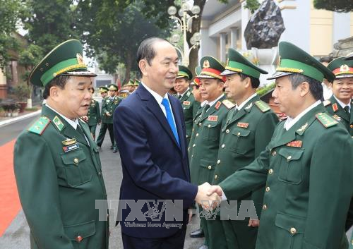 Chủ tịch nước Trần Đại Quang Bộ đội Biên phòng cần phát huy vai trò nòng cốt trong quản lý, bảo vệ chủ quyền, an ninh biên giới, biển đảo