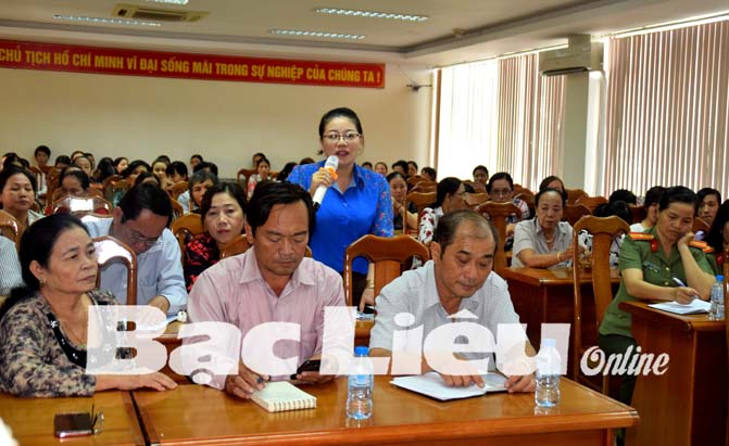 Đoàn đại biểu Quốc hội ĐBQH tổ chức tiếp xúc cử tri là cán bộ, đoàn viên - thanh niên trên địa bàn tỉnh