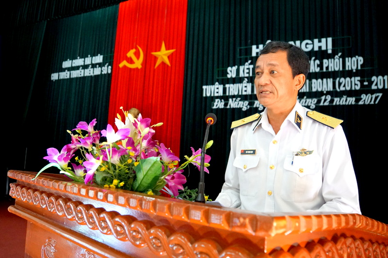 Vùng 3 Hải quân sơ kết công tác phối hợp tuyên truyền biển đảo giai đoạn 2015 - 2017