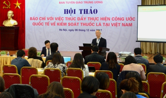 Phát huy vai trò của báo chí trong thực hiện Công ước quốc tế về kiểm soát thuốc lá tại Việt Nam