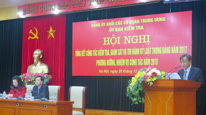 Đảng ủy Khối các cơ quan Trung ương triển khai nhiệm vụ kiểm tra, giám sát năm 2018