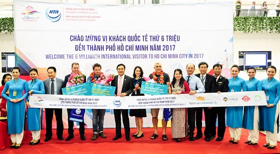 TP Hồ Chí Minh đón vị khách quốc tế thứ 6 triệu