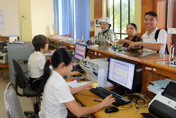 Huyện Lập Thạch chủ động trong giải quyết thủ tục hành chính cho người dân