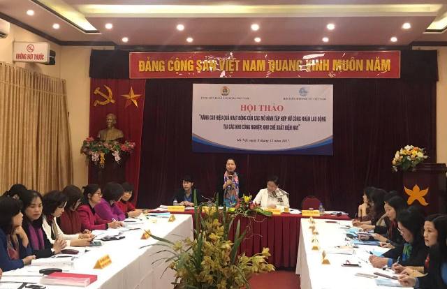 Nâng cao hiệu quả hoạt động của các mô hình tập hợp nữ công nhân