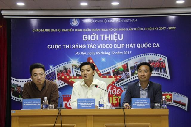 Phát động Cuộc thi sáng tác video clip hát Quốc ca trong sinh viên