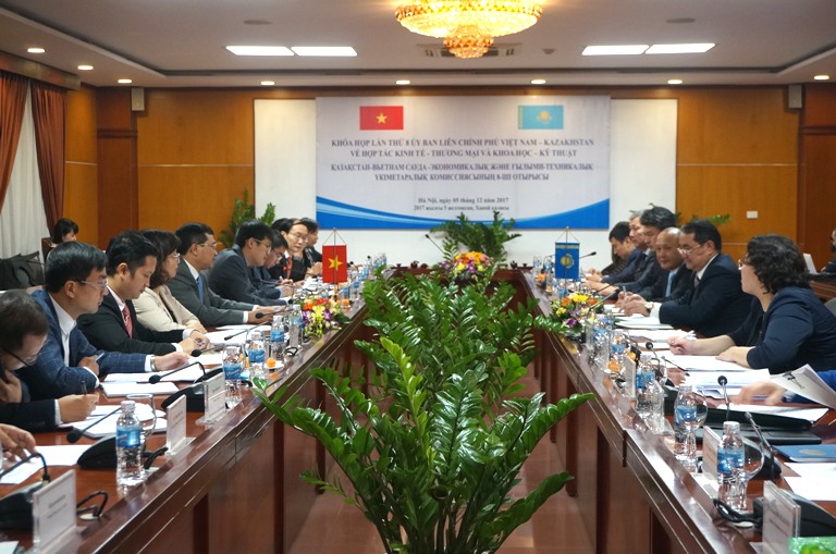 Khóa họp thứ 8 Ủy ban liên Chính phủ Việt Nam – Kazakhstan về hợp tác kinh tế - thương mại và khoa học – kỹ thuật