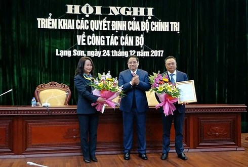 Đồng chí Lâm Thị Phương Thanh nhận nhiệm vụ Bí thư Tỉnh ủy Lạng Sơn