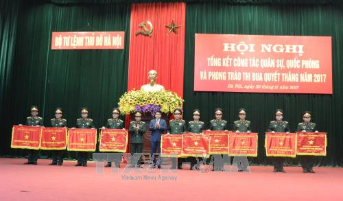 Lực lượng vũ trang Thủ đô quyết tâm xây dựng thế trận quốc phòng toàn dân gắn với thế trận an ninh nhân dân