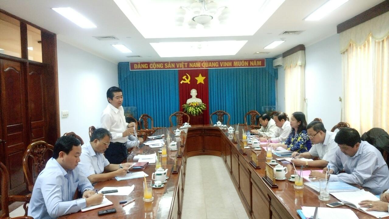 Đoàn công tác Ban Nội chính Trung ương làm việc với Thường trực Tỉnh ủy An Giang