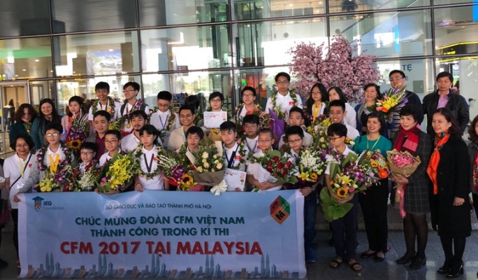 Học sinh Việt Nam giành giải cao tại kỳ thi “Thử thách nhà Toán học tương lai” 2017