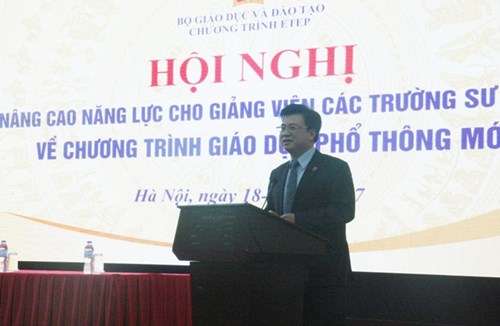 Nâng cao năng lực giảng viên sư phạm về chương trình giáo dục phổ thông mới