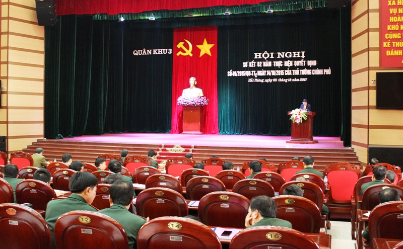 Quân khu 3 sơ kết 2 năm thực hiện chế độ, chính sách đối với dân công hỏa tuyến