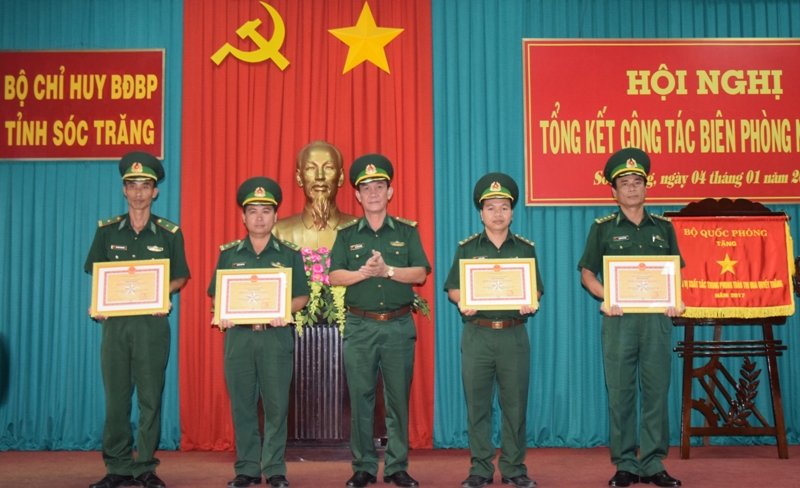 Bộ đội Biên phòng Sóc Trăng Nhiều thành tích trong thực hiện nhiệm vụ năm 2017