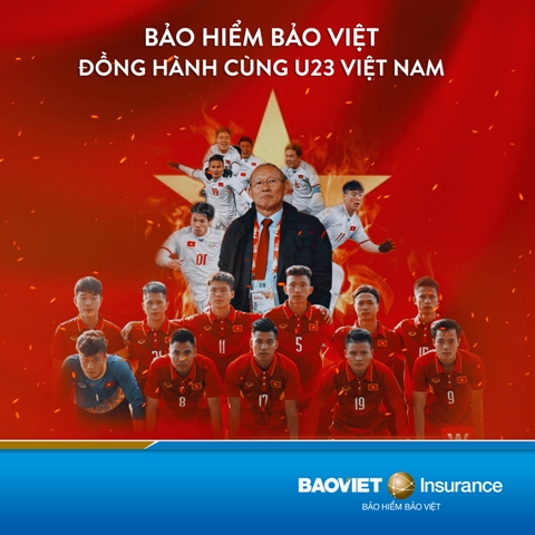 Bảo hiểm Bảo Việt đồng hành cùng U23 Việt Nam