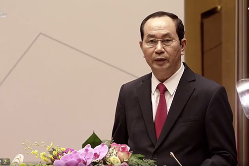 Chủ tịch nước Trần Đại Quang phát biểu chào mừng Diễn đàn Nghị viện châu Á - Thái Bình Dương