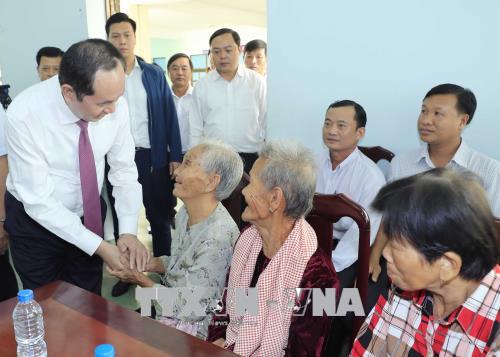 Chủ tịch nước Trần Đại Quang Tiếp tục làm tốt hơn nữa việc chăm lo đời sống cho người dân