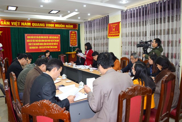 Hội đồng Dân tộc của Quốc hội khảo sát công tác trợ giúp pháp lý tại Hà Giang