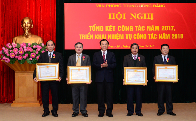 Văn phòng Trung ương Đảng triển khai nhiệm vụ năm 2018
