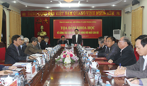 Phát huy vai trò người đứng đầu trong công tác cán bộ