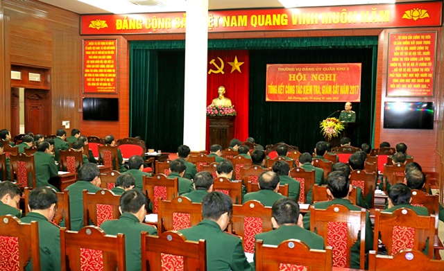 Đảng ủy Quân khu 3 Tiếp tục nâng cao chất lượng, hiệu quả công tác kiểm tra, giám sát