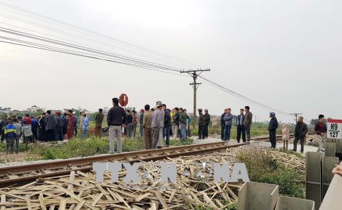 Nam Định Tai nạn đường sắt làm 2 người tử vong