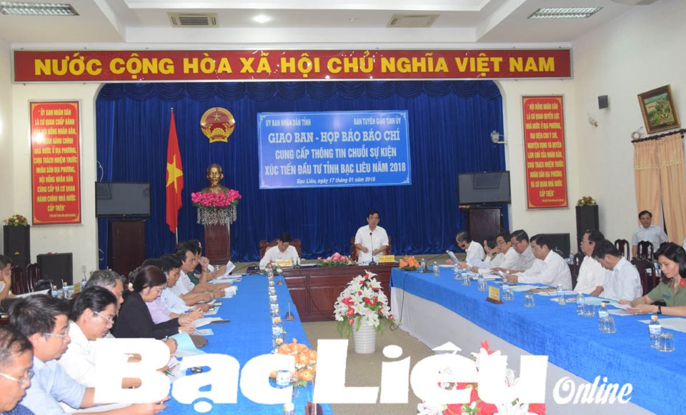 Thông tin về chuỗi sự kiện xúc tiến đầu tư năm 2018