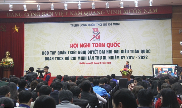 Hội nghị trực tuyến toàn quốc học tập, quán triệt Nghị quyết Đại hội Đoàn TNCS Hồ Chí Minh lần thứ XI