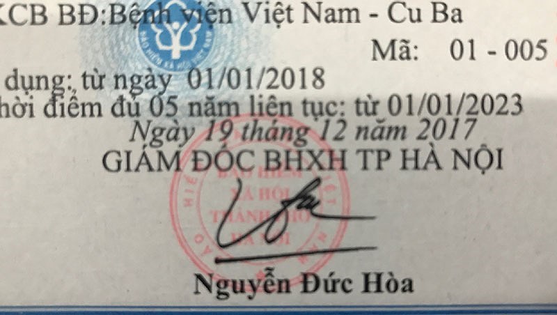 BHXH Hà Nội In sai thẻ BHYT do dữ liệu chưa đồng bộ