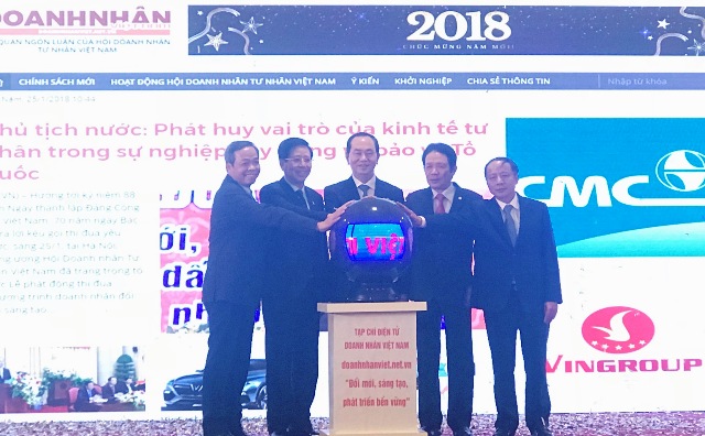 Chủ tịch nước Trần Đại Quang Doanh nhân Việt Nam cần nuôi dưỡng khát vọng vươn lên