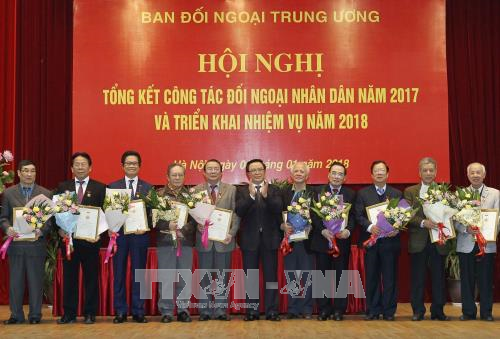 Nâng cao hơn nữa hiệu quả công tác đối ngoại nhân dân