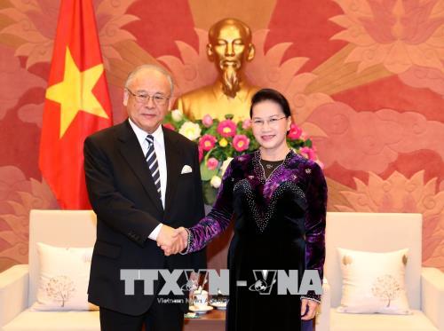 Chủ tịch Quốc hội tiếp Cố vấn đặc biệt Liên minh Nghị sĩ hữu nghị Nhật - Việt