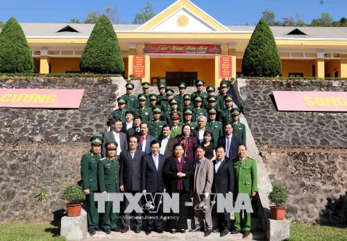 Phó Chủ tịch Thường trực Quốc hội Tòng Thị Phóng thăm đồng bào và Đồn Biên phòng 317 A Pa Chải