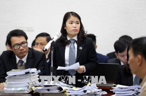 Phiên tòa xét xử Trịnh Xuân Thanh và đồng phạm Các luật sư tập trung phân tích chứng cứ