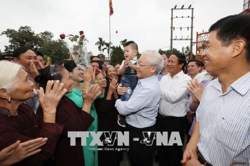 Tổng Bí thư Nguyễn Phú Trọng trả lời phỏng vấn TTXVN dịp Xuân Mậu Tuất 2018 Lòng dân - thế nước